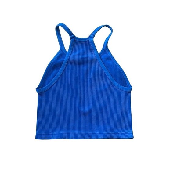 COPY - FREE PEOPLE FP MOVEMENT ROYAL BLUE HAPPINESS RUNS CROP TANK NWOT SZ:X/S … - Picture 5 of 5
